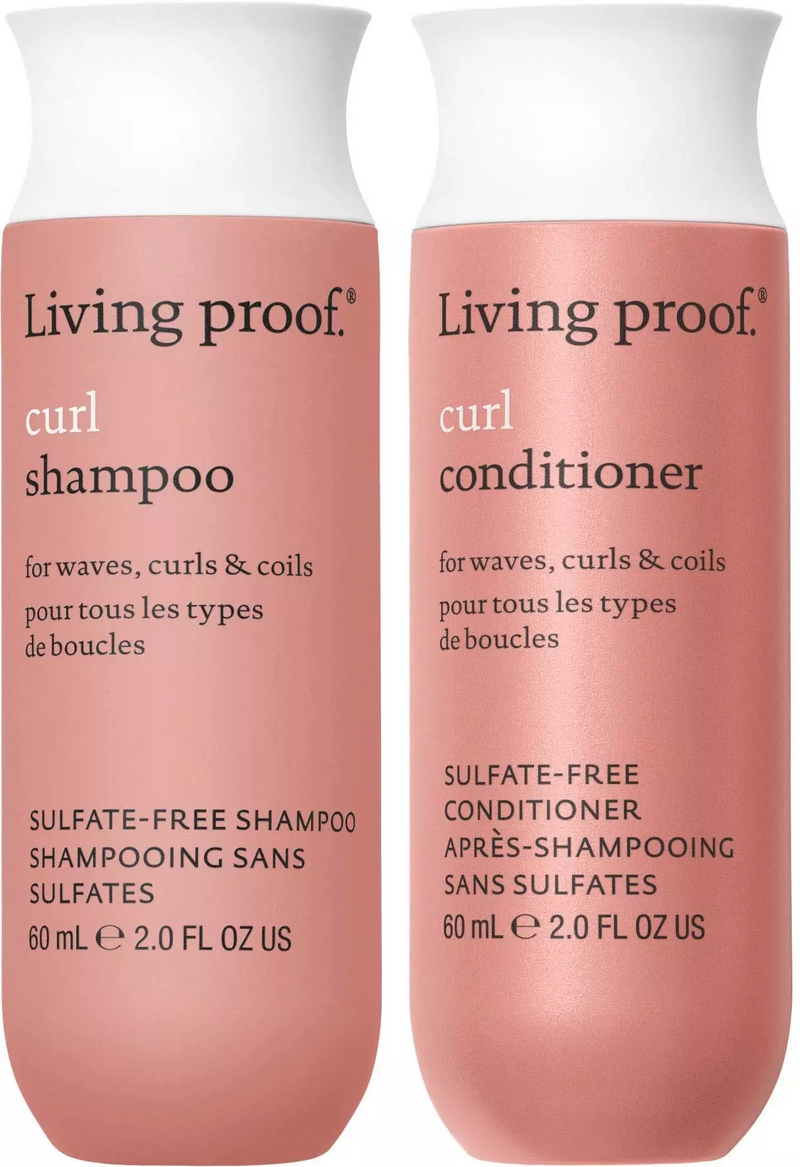 Living Proof Curl Shampoo & Conditioner Travel Set 60 mL Shampoo + 60 mL Conditioner